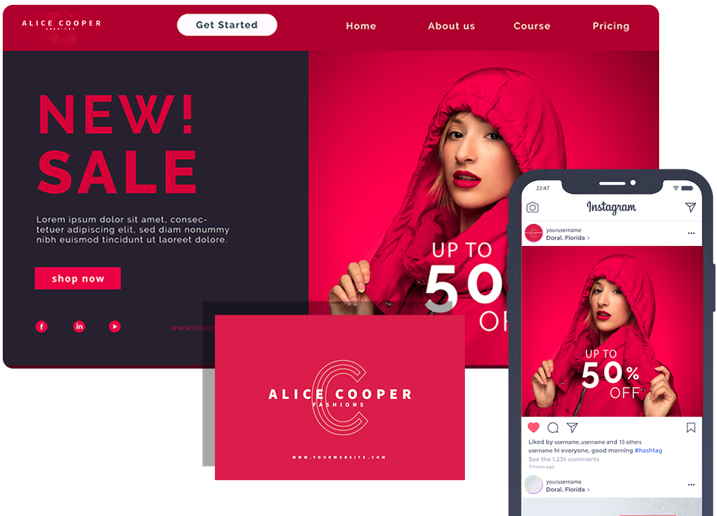 Photo of a brand generated by brandcreator